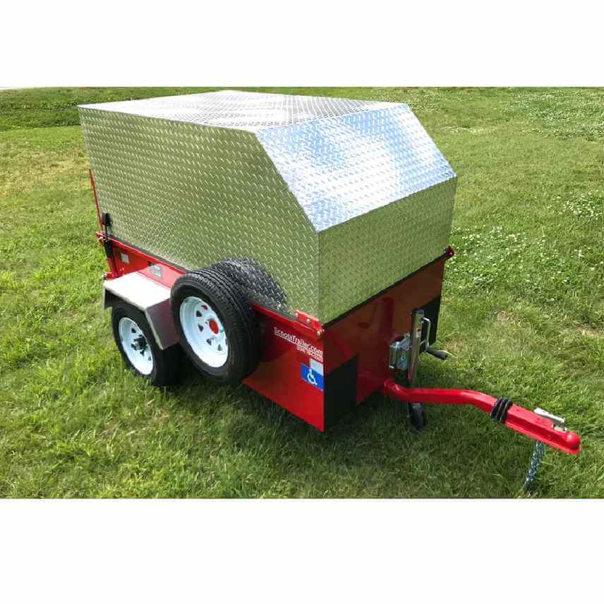 XL Scoota Trailer With Top and Rubber