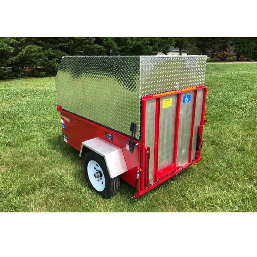 XL Scoota Trailer With Top and Rubber