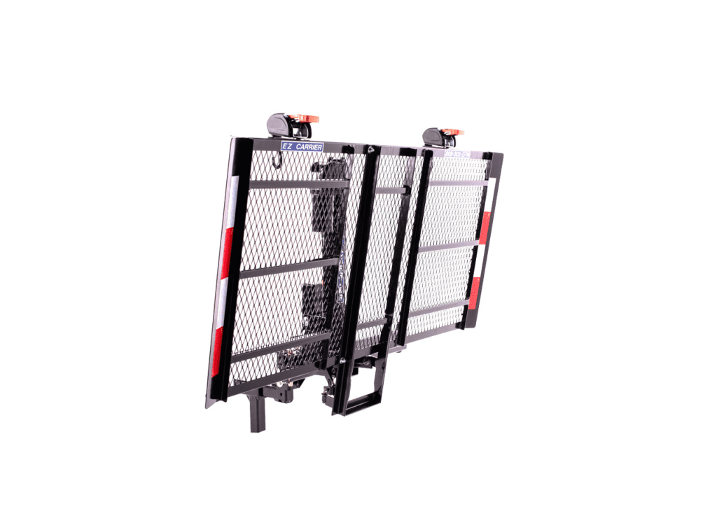 Back Side View of EZ-Carrier EZCL/EZCLA Electric Vehicle Lift for Mobility Scooters