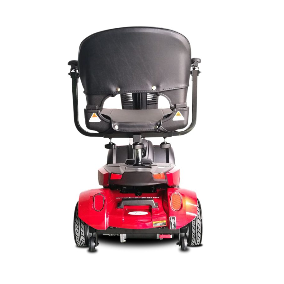 EV Rider CityCruzer Red Back View