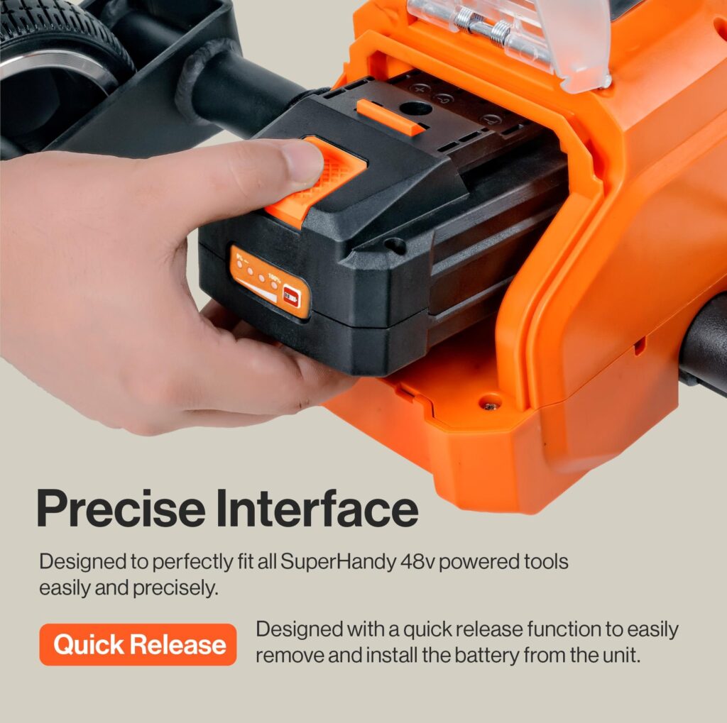 SuperHandy 48V 2Ah Battery with Charger, Fast Charging, Impact-Resistant Case – Compatible with Mobility Scooters, Augers, and More view 14