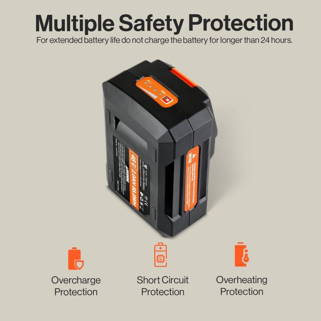 SuperHandy 48V 2Ah Battery with Charger, Fast Charging, Impact-Resistant Case – Compatible with Mobility Scooters, Augers, and More view 6