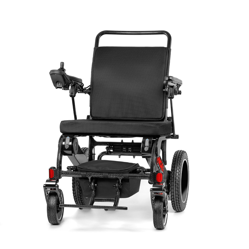 Porto Mobility Ranger SpacePro Recliner reclining folding power wheelchair, front view